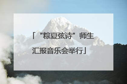 “粽夏弦诗”师生汇报音乐会举行