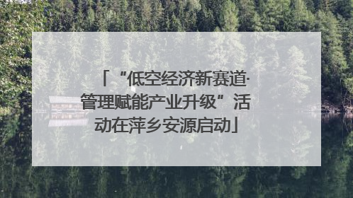 “低空经济新赛道·管理赋能产业升级”活动在萍乡安源启动