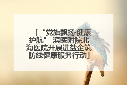“党旗飘扬·健康护航” 滨医附院北海医院开展进盐企筑防线健康服务行动