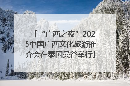 “广西之夜”2025中国广西文化旅游推介会在泰国曼谷举行