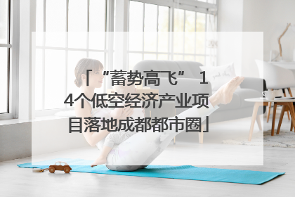 “蓄势高飞” 14个低空经济产业项目落地成都都市圈