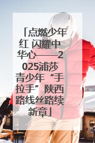点燃少年红 闪耀中华心——2025浦莎青少年“手拉手”陕西路线丝路续新章