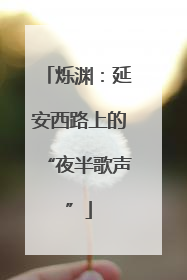 烁渊：延安西路上的“夜半歌声”