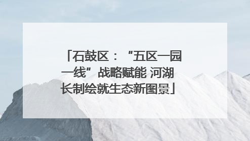石鼓区：“五区一园一线”战略赋能 河湖长制绘就生态新图景