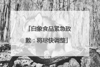 白象食品紧急致歉：将尽快调整