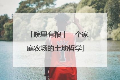 皖里有粮｜一个家庭农场的土地哲学