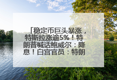 稳定币巨头暴涨，特斯拉涨逾5%！特朗普喊话鲍威尔：降息！白宫官员：特朗普无与马斯克交谈计划，他正考虑卖掉红色特斯拉