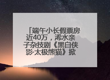 端午小长假票房近40万，浠水亲子杂技剧《黑白侠影·太极熊猫》掀起观演热潮