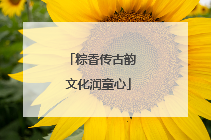 粽香传古韵 文化润童心