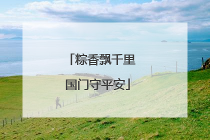 粽香飘千里 国门守平安