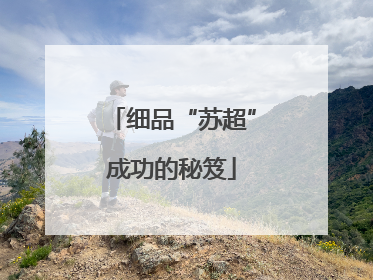 细品“苏超”成功的秘笈