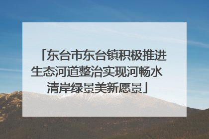 东台市东台镇积极推进生态河道整治实现河畅水清岸绿景美新愿景