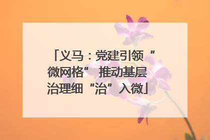 义马：党建引领“微网格” 推动基层治理细“治”入微