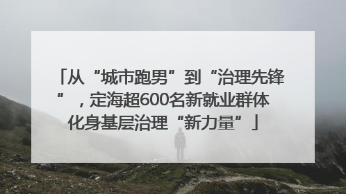 从“城市跑男”到“治理先锋”，定海超600名新就业群体化身基层治理“新力量”