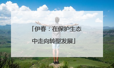 伊春：在保护生态中走向转型发展