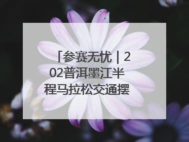 参赛无忧｜202普洱墨江半程马拉松交通摆渡攻略请收藏