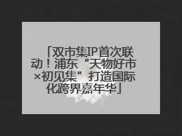双市集IP首次联动！浦东“天物好市×初见集”打造国际化跨界嘉年华