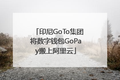 印尼GoTo集团将数字钱包GoPay搬上阿里云