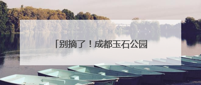 别摘了！成都玉石公园管理方提醒：杨梅可能残留农药，勿采摘食用