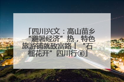 四川兴文：高山苗乡“避暑经济”热，特色旅游铺就致富路丨“石榴花开”四川行⑧