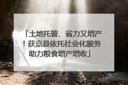 土地托管、省力又增产！获嘉县依托社会化服务助力粮食增产增收