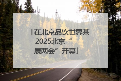 在北京品饮世界茶 2025北京“一展两会”开幕
