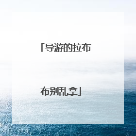 导游的拉布布别乱拿