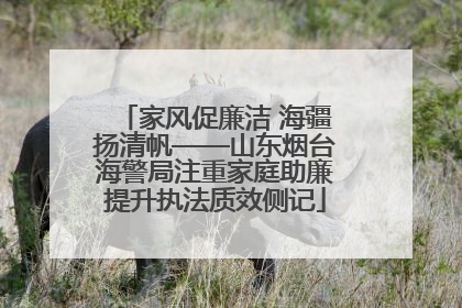 家风促廉洁 海疆扬清帆——山东烟台海警局注重家庭助廉提升执法质效侧记