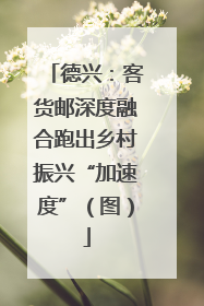 德兴：客货邮深度融合跑出乡村振兴“加速度”（图）