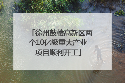 徐州鼓楼高新区两个10亿级重大产业项目顺利开工