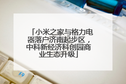 小米之家与格力电器落户济南起步区，中科新经济科创园商业生态升级