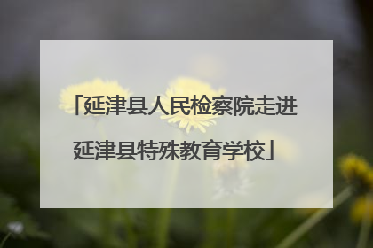 延津县人民检察院走进延津县特殊教育学校