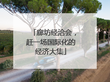 廊坊经洽会，赶一场国际化的经济大集