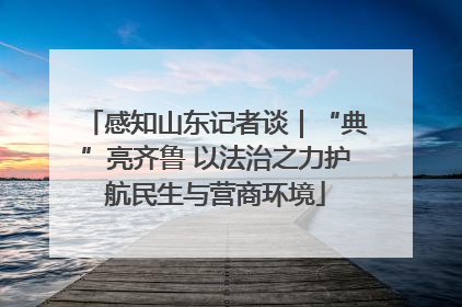 感知山东记者谈｜“典”亮齐鲁 以法治之力护航民生与营商环境