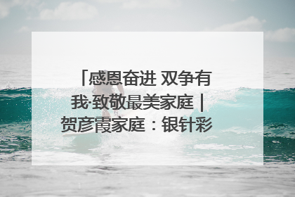 感恩奋进 双争有我·致敬最美家庭｜贺彦霞家庭：银针彩线绣出好日子