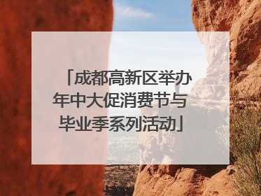 成都高新区举办年中大促消费节与毕业季系列活动