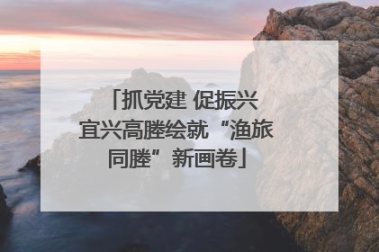 抓党建 促振兴 宜兴高塍绘就“渔旅同塍”新画卷