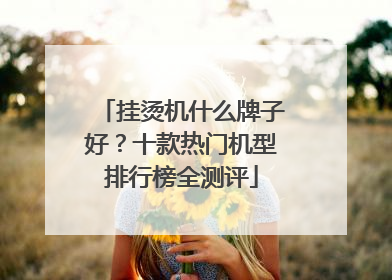 挂烫机什么牌子好？十款热门机型排行榜全测评