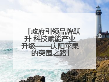 政府引领品牌跃升 科技赋能产业升级——庆阳苹果的突围之路