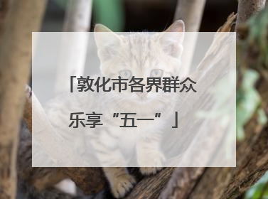 敦化市各界群众乐享“五一”
