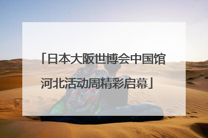 日本大阪世博会中国馆河北活动周精彩启幕