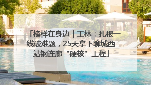 榜样在身边｜王林：扎根一线破难题，25天拿下聊城西站钢连廊“硬核”工程