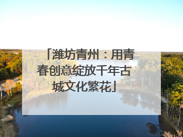 潍坊青州：用青春创意绽放千年古城文化繁花