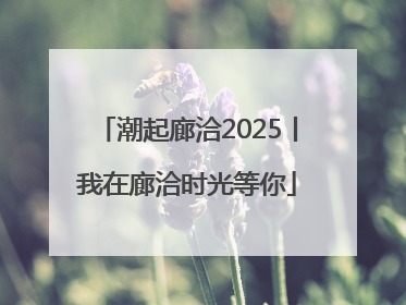 潮起廊洽2025丨我在廊洽时光等你