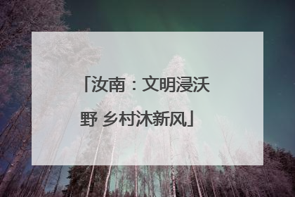 汝南：文明浸沃野 乡村沐新风