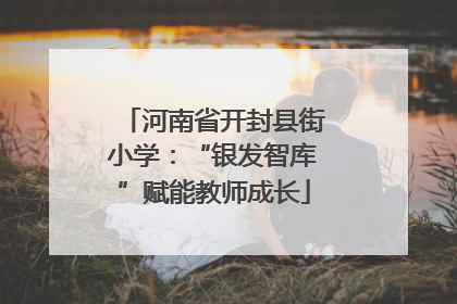 河南省开封县街小学：“银发智库”赋能教师成长