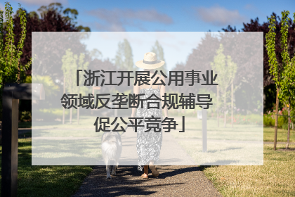 浙江开展公用事业领域反垄断合规辅导 促公平竞争