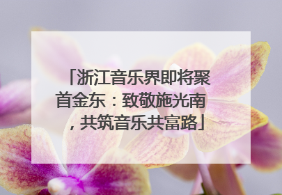 浙江音乐界即将聚首金东：致敬施光南，共筑音乐共富路