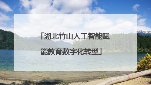 湖北竹山人工智能赋能教育数字化转型