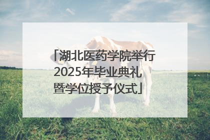 湖北医药学院举行2025年毕业典礼暨学位授予仪式